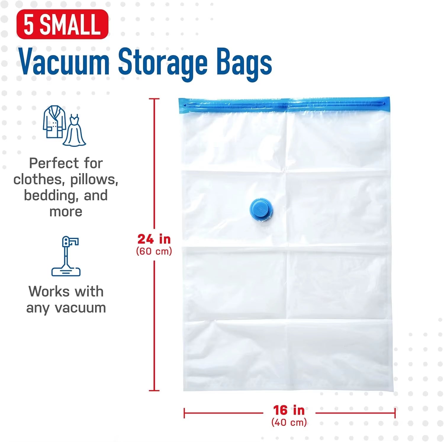 Vacuum Storage Bags Electric Pump Vacuum Seal Space Saver Bags Clothing Vaccum Bag Vacuum Compression Space Saving Storage Bag